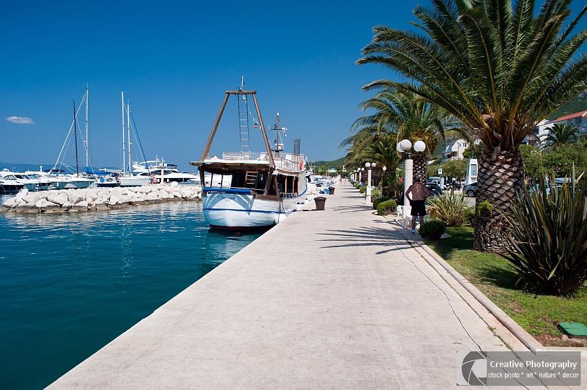 Port of Tucepi in Croatia